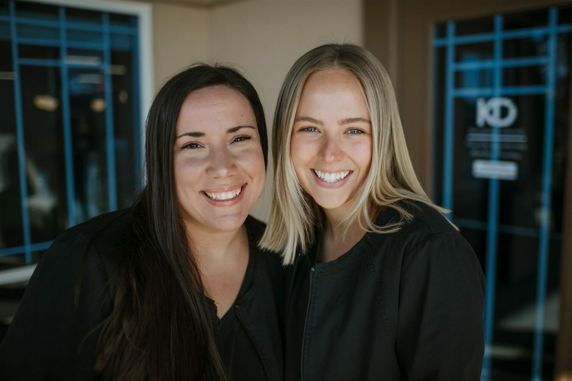 two team members of kelly dental